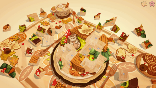 Dessert platter with woodland creatures