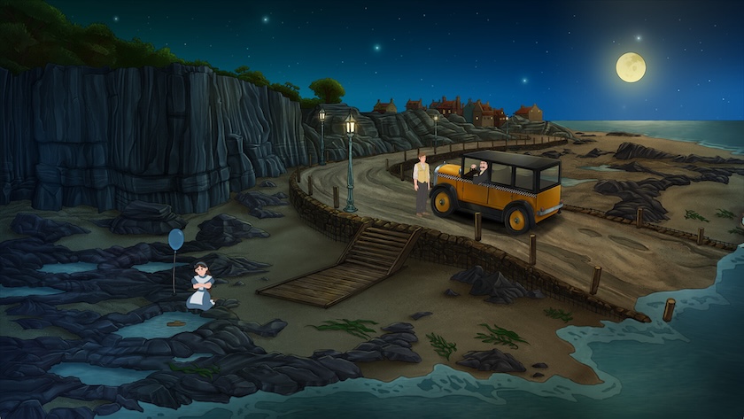 Murphy sees a kid on the beach in Foolish Mortals