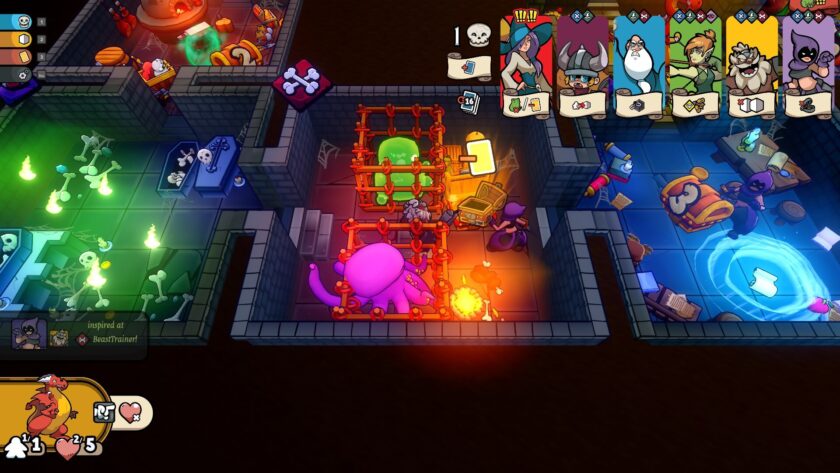 Keep The Heroes Out dungeon room