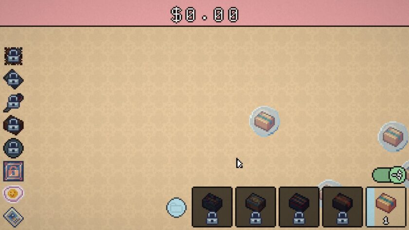 a yellow background with bubbles