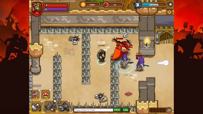 Dungeon Rampage spike pit