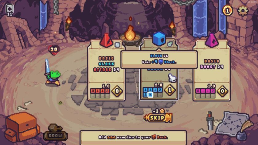 Die in the Dungeon choose a reward