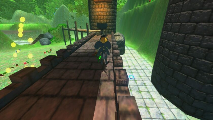 The Bee Hive exploring a ruins
