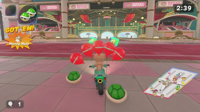 Mario Kart World balloon fight