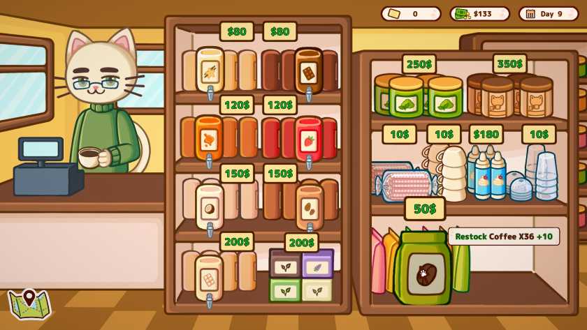 Shopping in Cats & Cups.