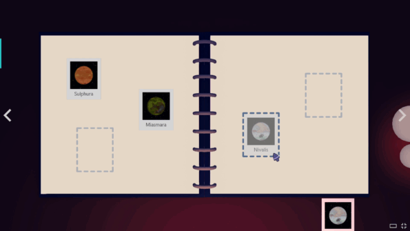 A photo album with pictures in Astronook.