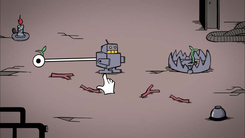 A robot level in The Kindling.