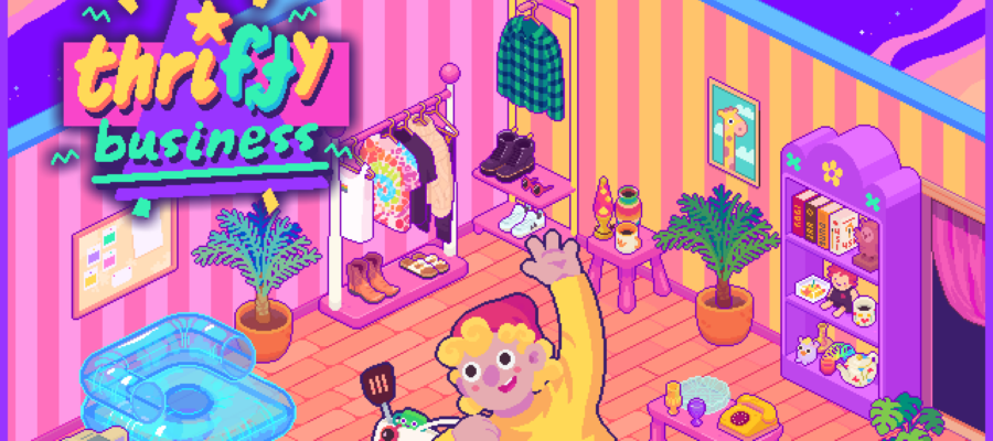 Screenshot for the video game Thrifty Business, Published on LadiesGamers.com
