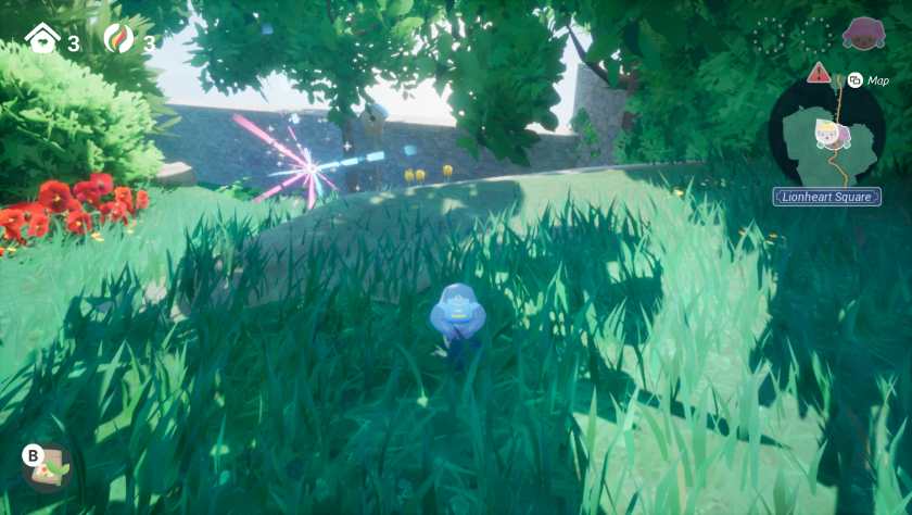 A glittering in the distance in Garden Trills.