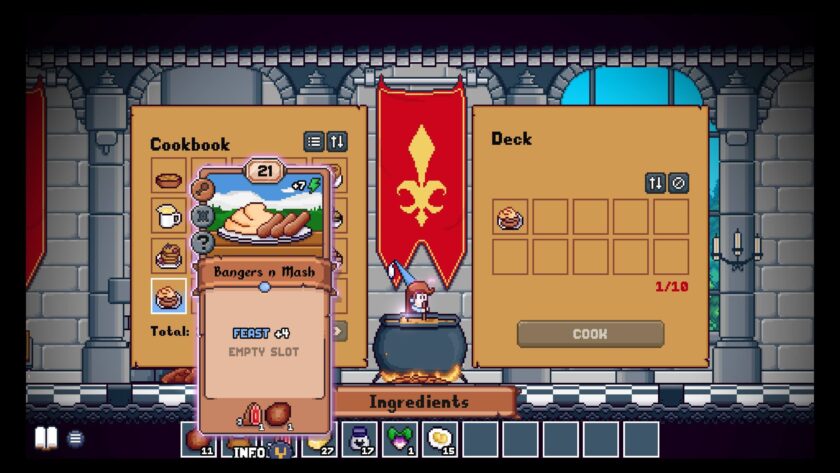 Hungry Horrors choosing a meal