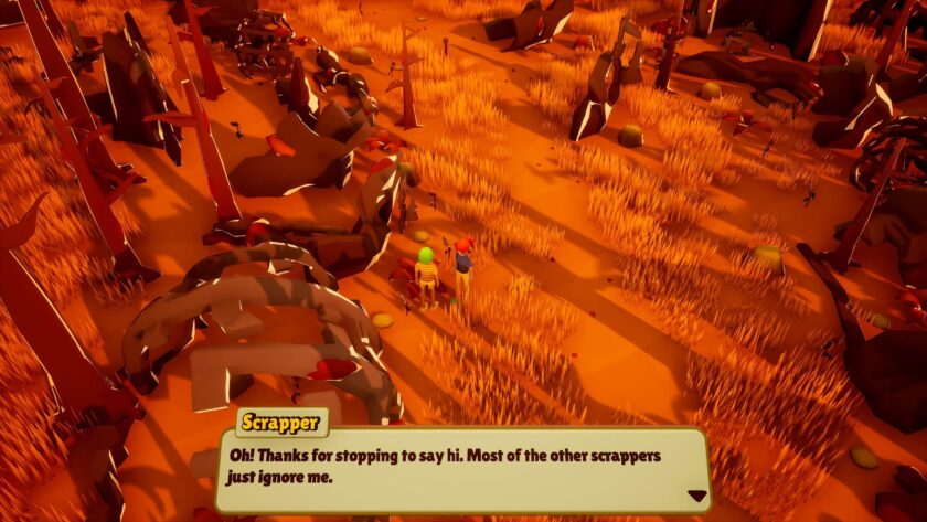 Steel Century Groove talking to npc