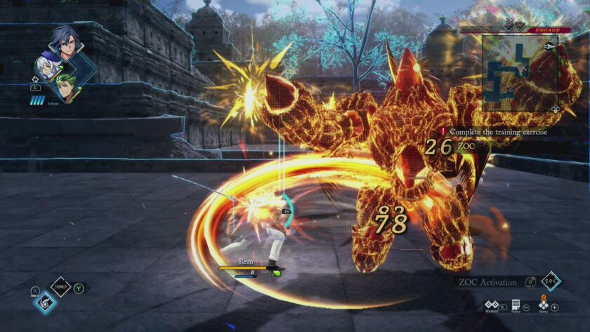 Trails Beyond the Horizon combat