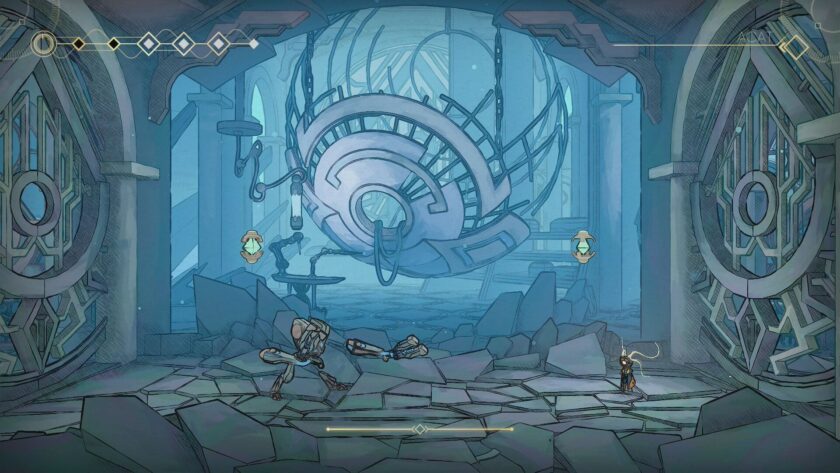 MIO: Memories in Orbit boss fight