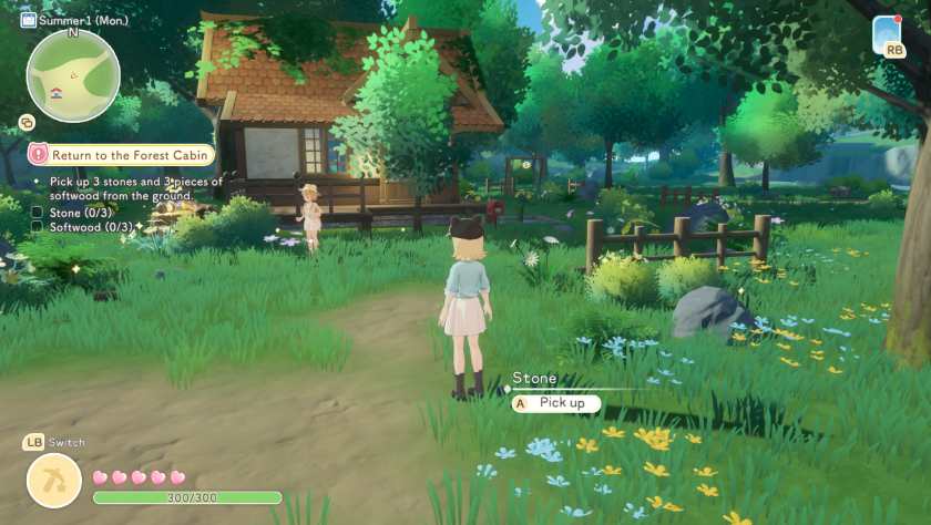 2 girls and a small cottage in Starsand Island.