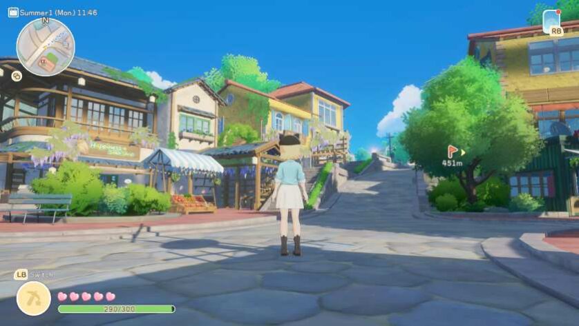 A small village in Starsand Island.