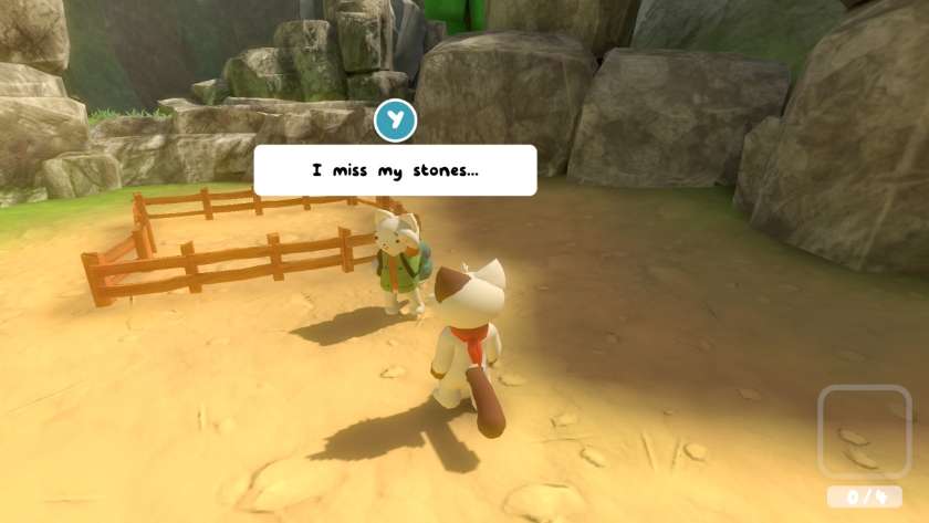 Chipflake talking to Brocko, who is saying “I miss my stones.” Published on LadiesGamers
