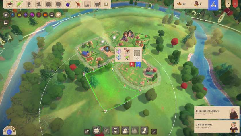 An upgrade menu is showing what is needed to upgrade a home in City Tales - Medieval Era.