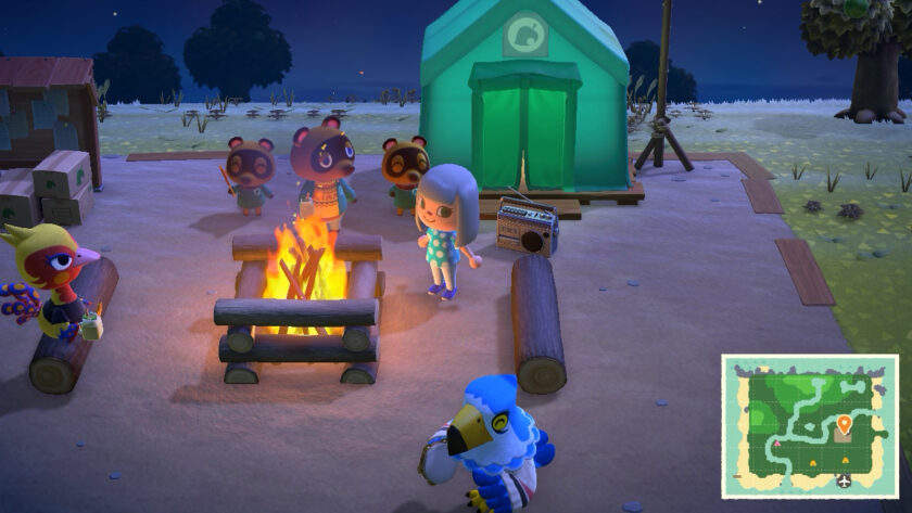 Screenshot for video game Animal Crossing New Horizons, fresh start, published on LadiesGamers.com