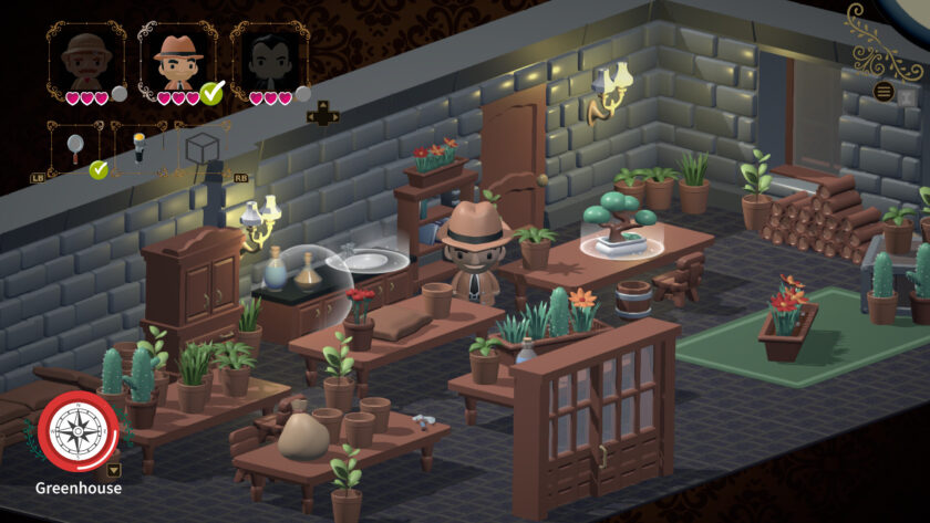 Screenshot for cozy video game Clue: Murder by Death, published on LadiesGamers.com