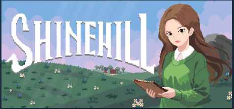 A woman on a hill in Shinehll