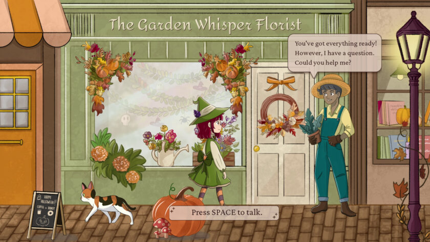 Screenshot for video game Spirit Talk - Cozy Visual Novel published on LadiesGamers.com