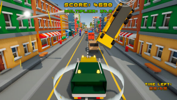 Trucky McTruckface level when you honk and a truck starts flying