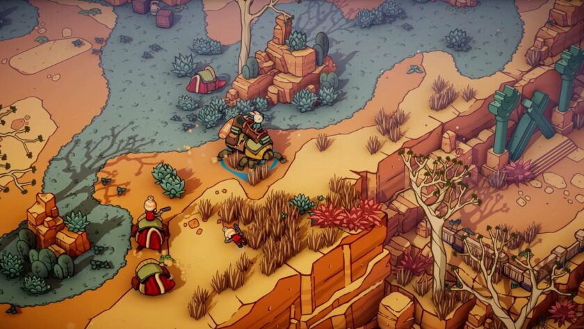 DuneCrawler riding on a mount