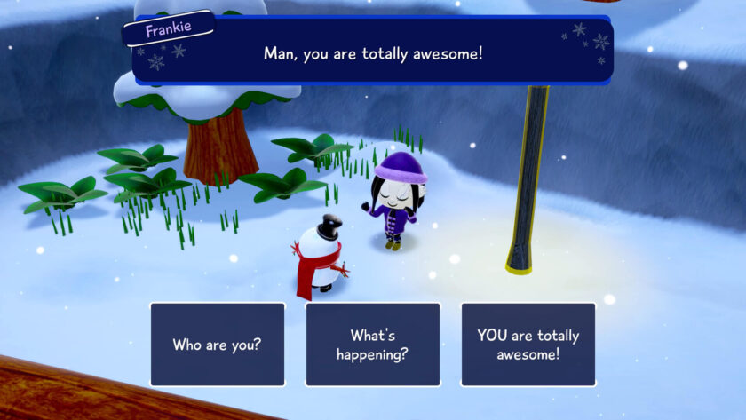 Snowman Mo dialogue