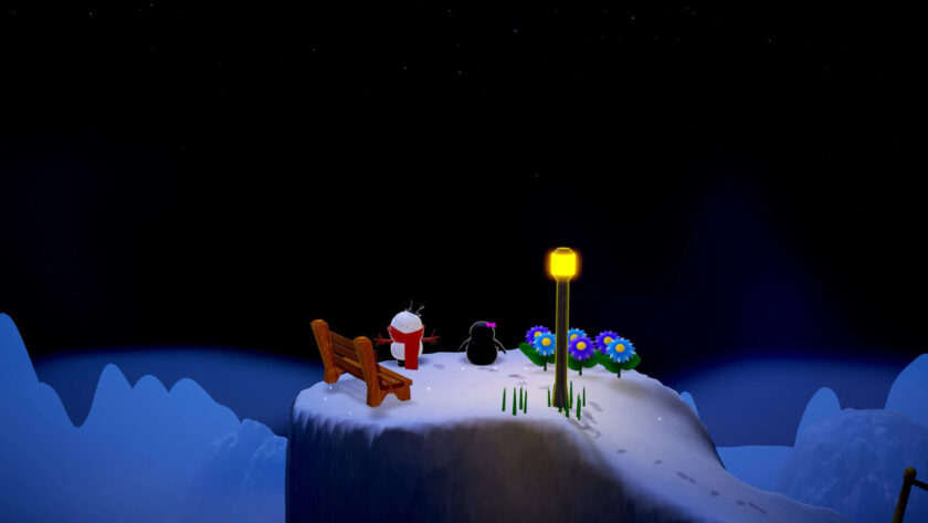 Snowman Mo mini cutscene