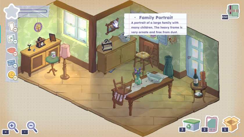 A dining room in A storied Life: Tabitha