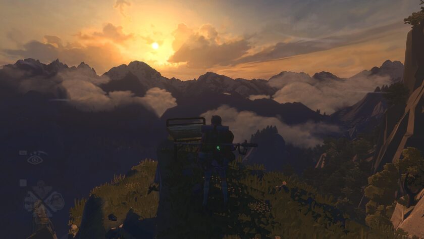 Cairn sunset
