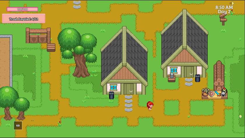 Houses and paths in Bitter Harvest