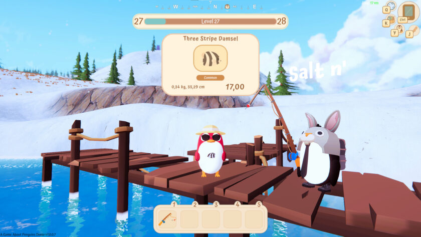 Screenshot for video game A Game About Penguins published on LadiesGamers.com