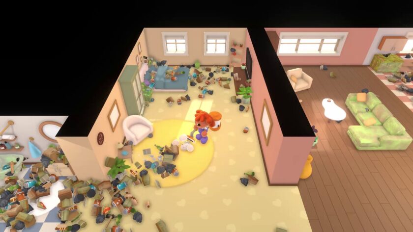 Screenshot for video game Cleaning Up! published on LadiesGamers.com