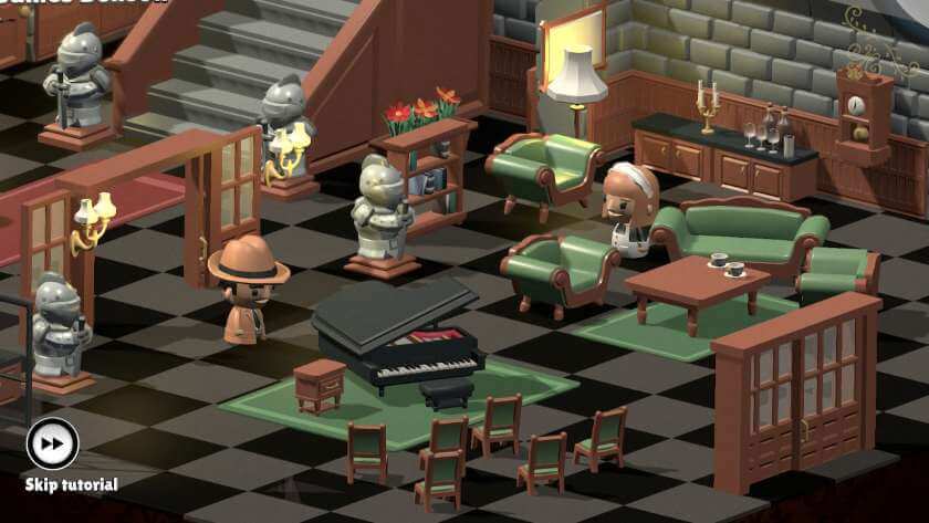 Stuck in the tutorial, with a glimpse of white text in the upper left corner. Published on LadiesGamers