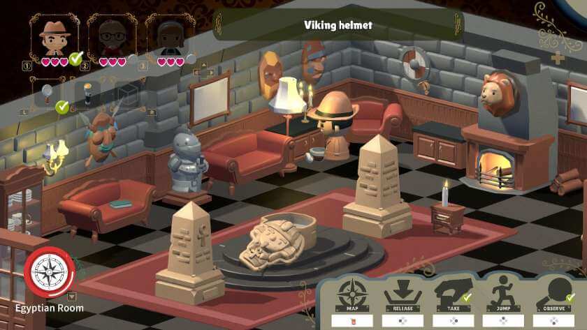 John Smith examining a Viking helmet. Published on LadiesGamers