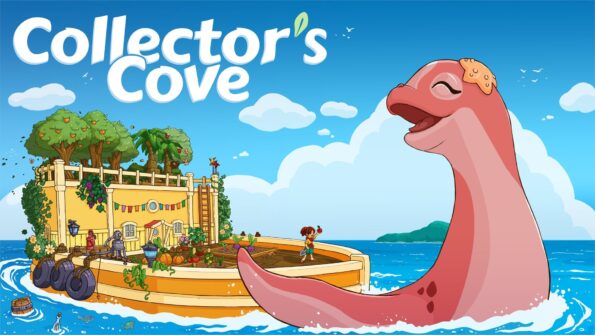 Collector's Cove logo image with the name of the game and the animal friend carring a boal