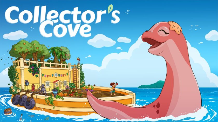 Collector's Cove logo image with the name of the game and the animal companion carrying a boat. Published on LadiesGamers
