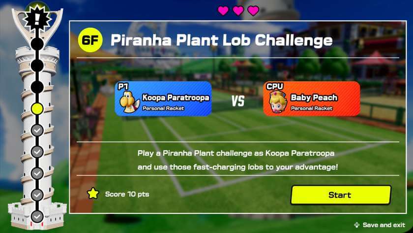 The details of the task: play a piranha plant lob challenge. Published on LadiesGamers