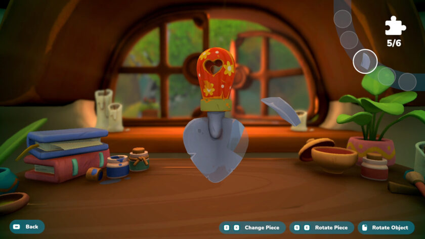 Screenshot for video game Piece by Piece published on LadiesGamers.com