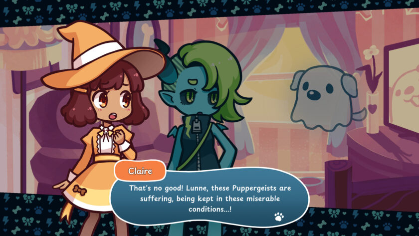 Screenshot for video game Puppergeist published on LadiesGamers.com