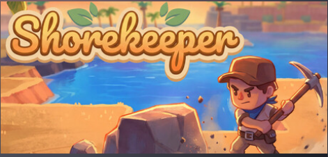 A person mining with a pickaxe in Shorekeeper.