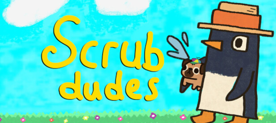 Scrub Dudes key art and logo.