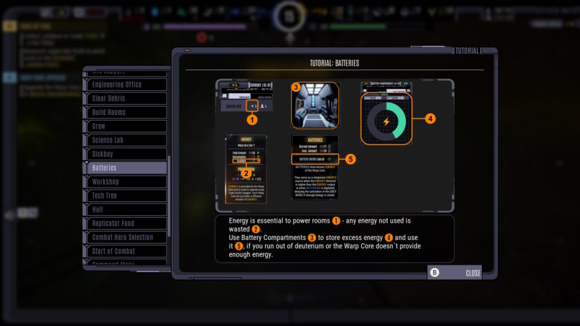 Screenshot of the tutorial for the video game Star Trek: Voyager - Across the Unknown, published on LadiesGamers.com