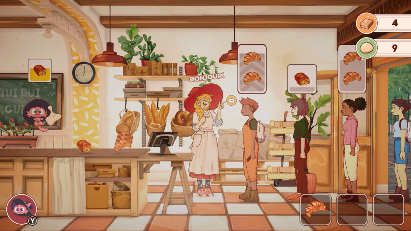 Screenshot for video game The Witch’s Bakery published on LadiesGamers.com