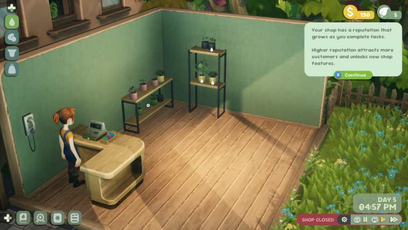 A plant shop in Leafy Corners