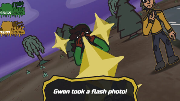Stitched Together gwen using her abilitie