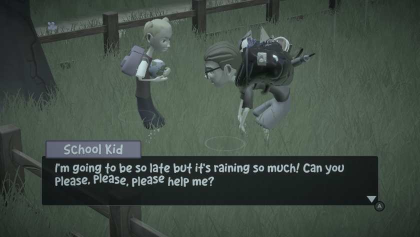Two people talking in Unburden