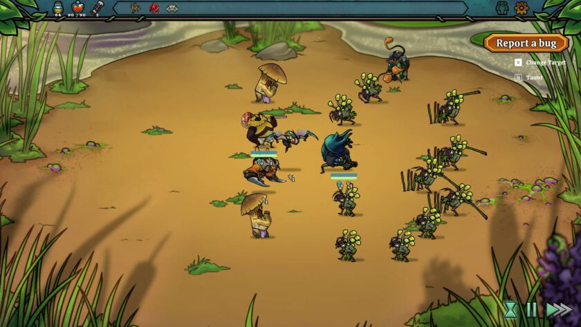 Hive Blight battle screen