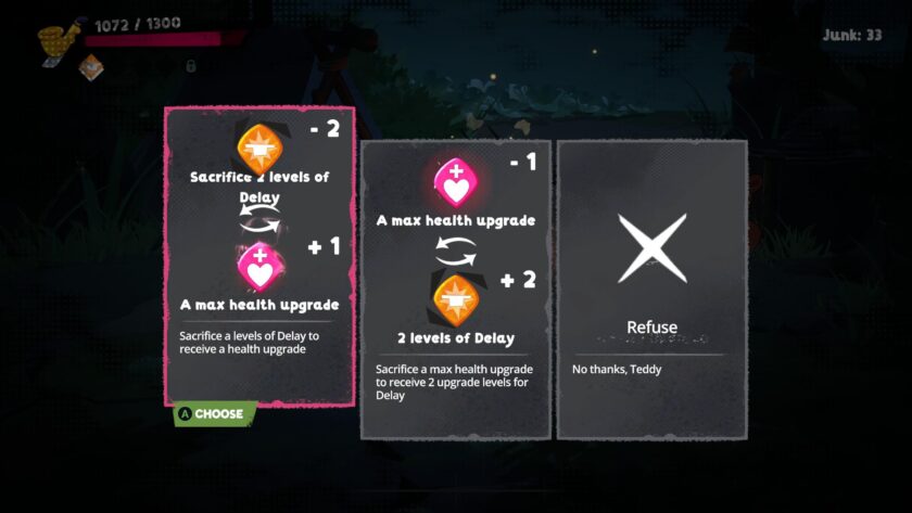 Alpha Nomos picking a perk